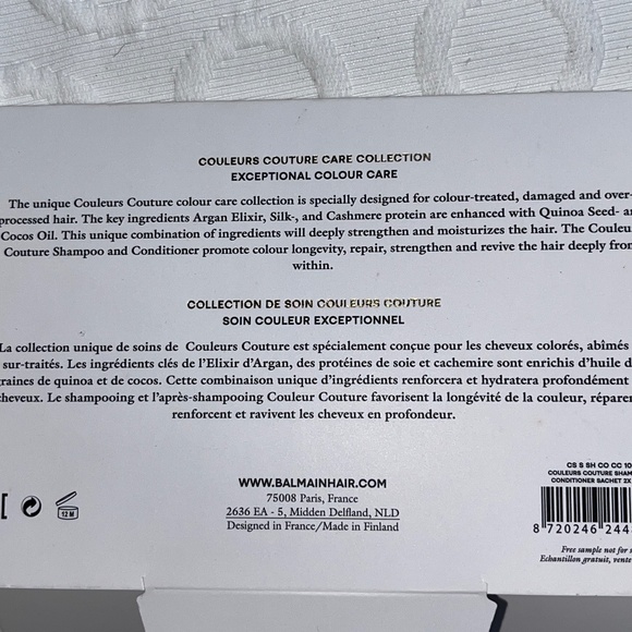 Balmain Paris Hair Couture SAMPLES (20ml) for colour-treated hair - Picture 7 of 11